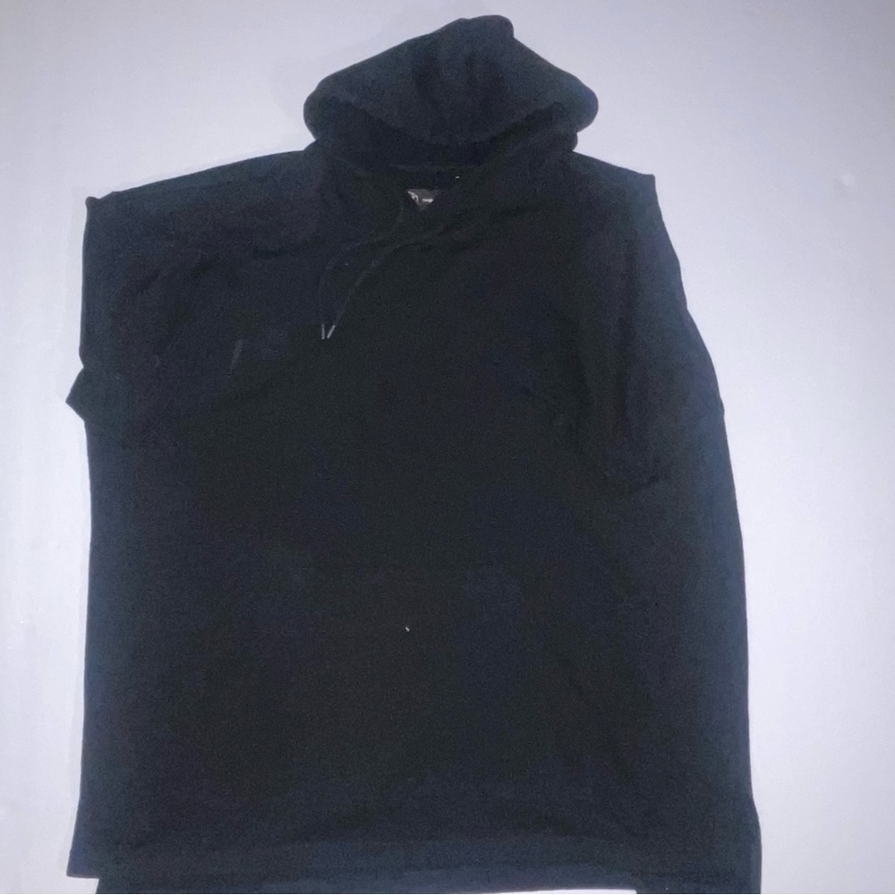 XL Original Use Black Short Sleeve Hoodie